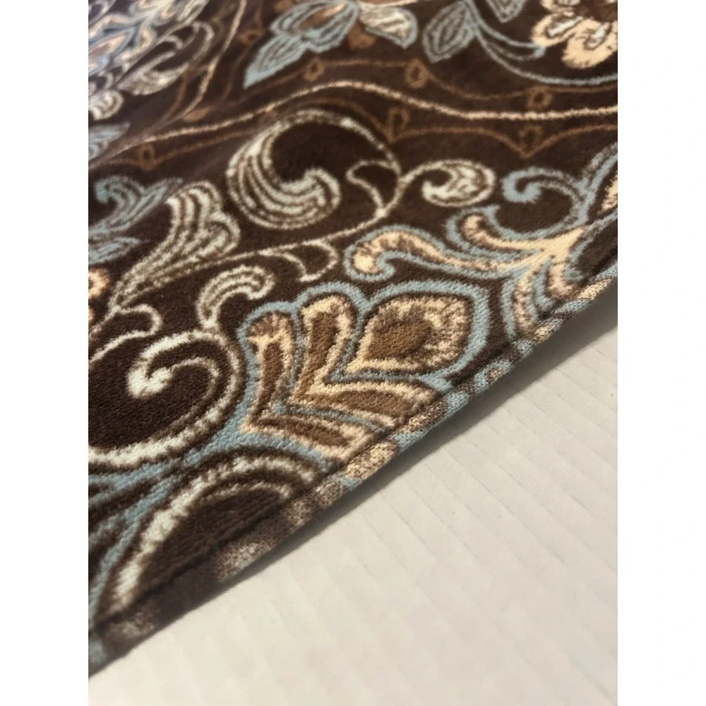 Peri Home Bath Towels Set Of 2 Brown/Teal Cotton 28